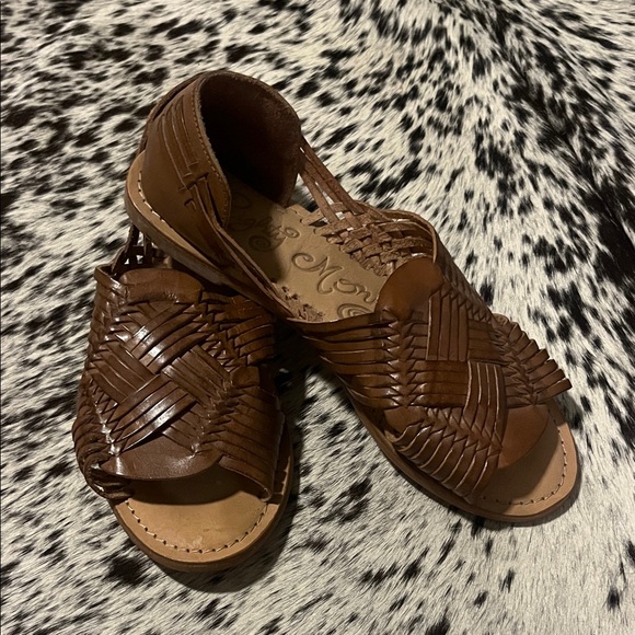 Naughty Monkey Tan Leather Sandals - Picture 1 of 1